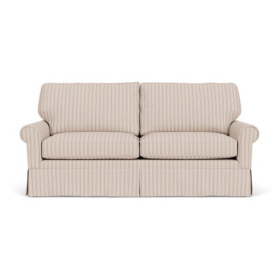 3 Seater Sofa - Flax - Kingham Stripe