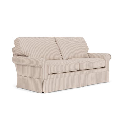3 Seater Sofa - Flax - Kingham Stripe