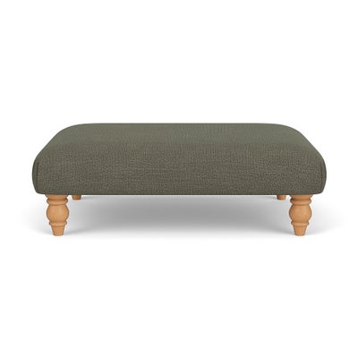 Foot Stool - Deep Forest - Rustic Weave