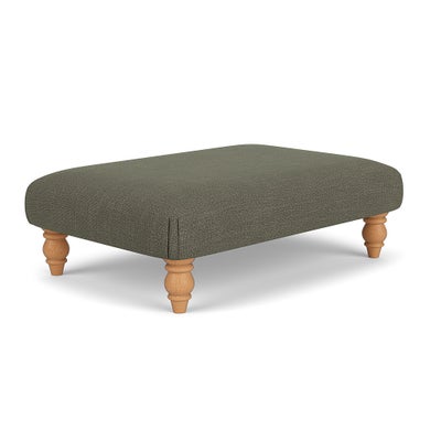 Foot Stool - Deep Forest - Rustic Weave