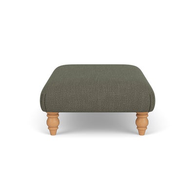 Foot Stool - Deep Forest - Rustic Weave