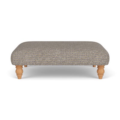 Foot Stool - Shoreline Mix - Textured Weave