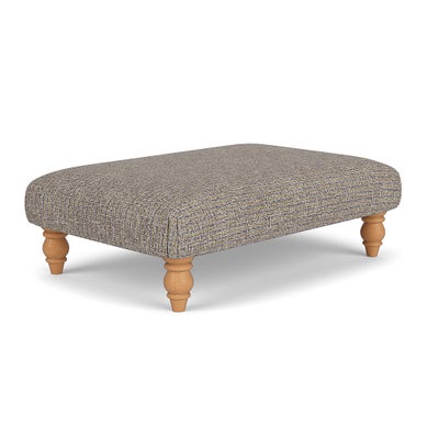 Foot Stool - Shoreline Mix - Textured Weave