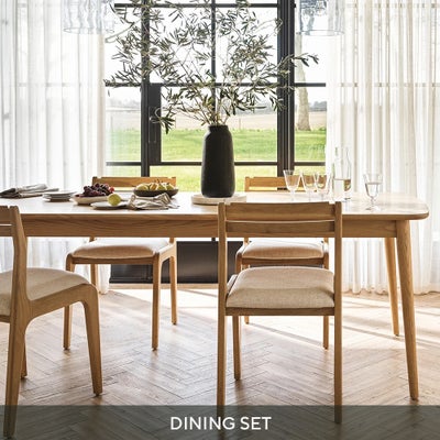 8 Seater Dining Table and 8 Dining Chairs Set