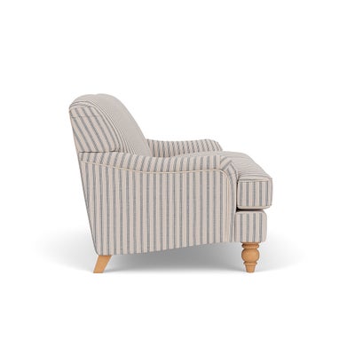 2 Seater - Indigo - Kingham Stripe