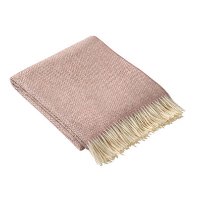 Stow British Wool Blush Throw