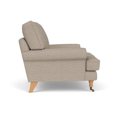 Armchair - Natural - Herringbone Weave