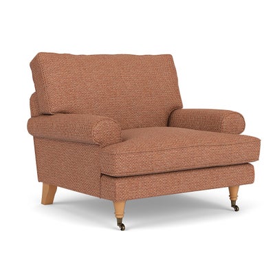 Armchair - Brick - Herringbone Weave