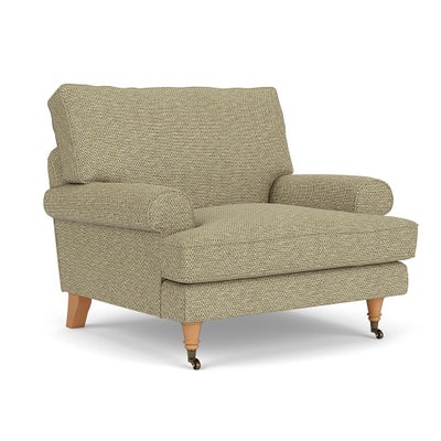 Armchair - Apple - Herringbone Weave