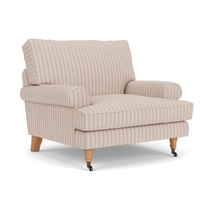 Armchair - Flax - Kingham Stripe