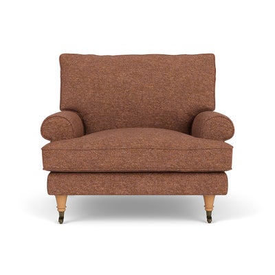 Armchair - Brick Marl - Aquaclean Oxford