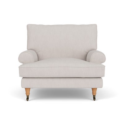 Armchair - Soft White - Luxury Italian Linen