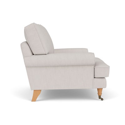 Armchair - Soft White - Luxury Italian Linen