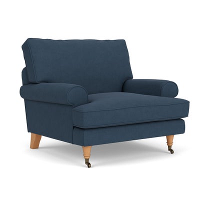 Armchair - Indigo - House linen mix