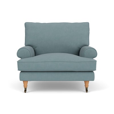 Armchair - Sky blue - House linen mix