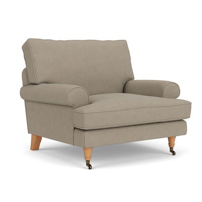 Armchair - Dove grey - House linen mix