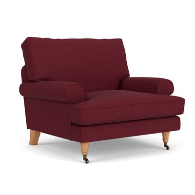 Armchair - Rosehip - House linen mix