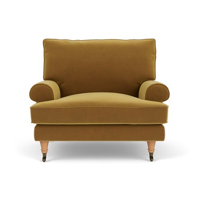 Armchair - Mustard - Matt Velvet