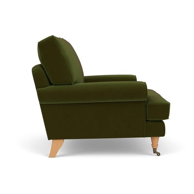 Armchair - Forest Green - Matt Velvet