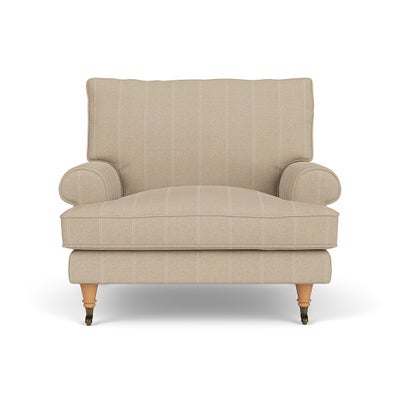 Armchair - Natural - Compton Stripe
