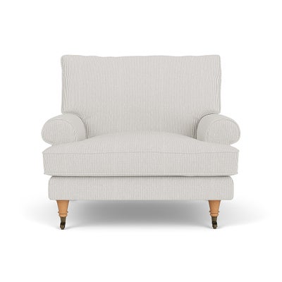Armchair - Grey - Broadway Stripe