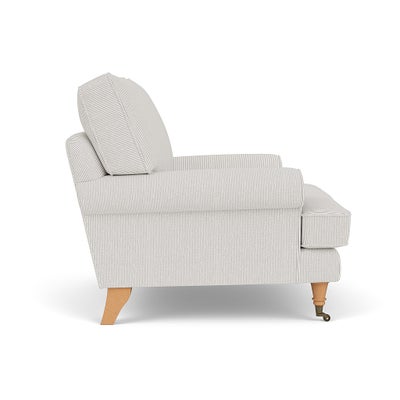 Armchair - Grey - Broadway Stripe