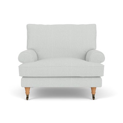 Armchair - Duck Egg - Broadway Stripe