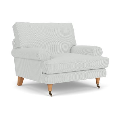 Armchair - Duck Egg - Broadway Stripe