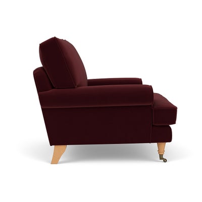 Armchair - Dark Rosehip - Matt Velvet