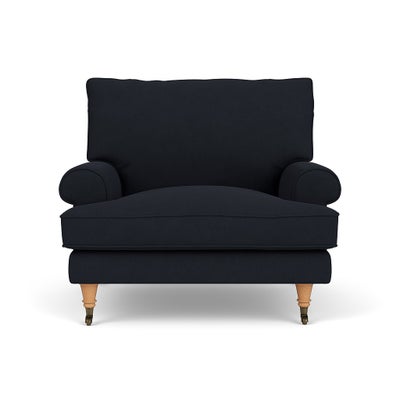 Armchair - Ink - House Linen Mix