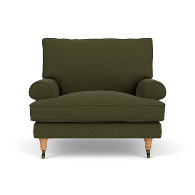 Armchair - Forest Green - House Linen Mix