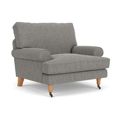 Armchair - Grey marl - Rustic weave