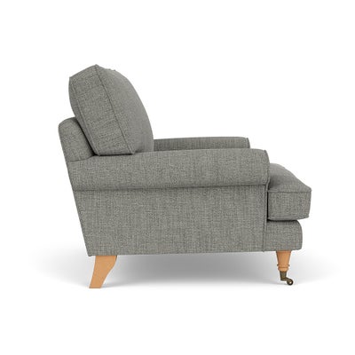 Armchair - Grey marl - Rustic weave