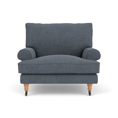 Armchair - Indigo - Rustic weave