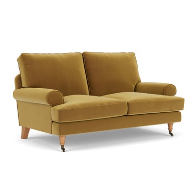 2 Seater - Mustard - Matt Velvet