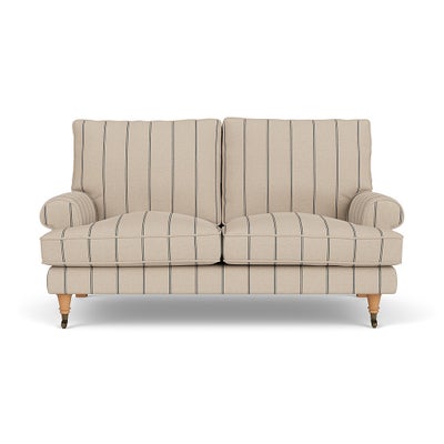 2 Seater - Charcoal - Compton Stripe