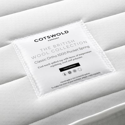 The British Wool Collection 1000 Pocket Spring Superking