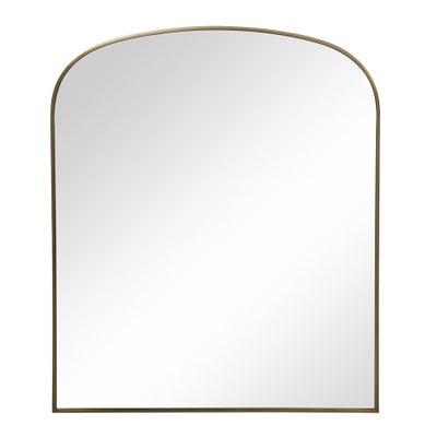 Brushed Bronze Finish Foxcote Overmantel 95 x 112cm