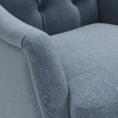 Armchair - Indigo - Rustic weave