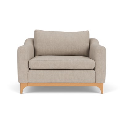 Love Seat - Natural - Luxury Italian Linen