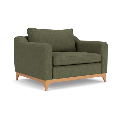 Love Seat - Fern - Luxury Italian Linen