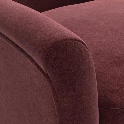 Armchair - Dark Rosehip - Matt Velvet