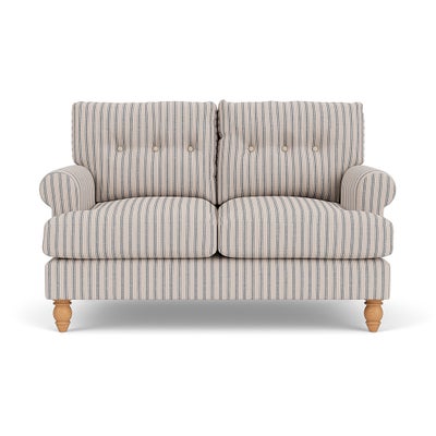 2 Seater - Indigo - Kingham Stripe