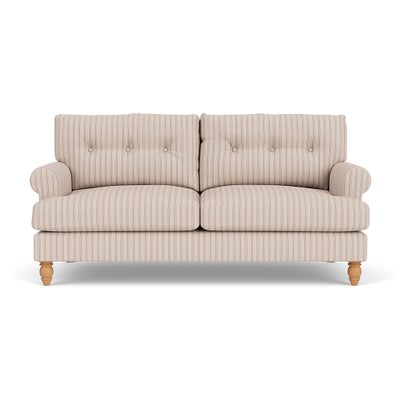 3 Seater - Flax - Kingham Stripe