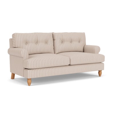 3 Seater - Flax - Kingham Stripe