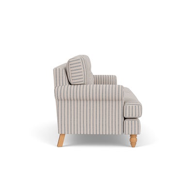 3 Seater - Indigo - Kingham Stripe