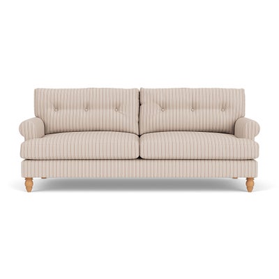 4 Seater - Flax - Kingham Stripe