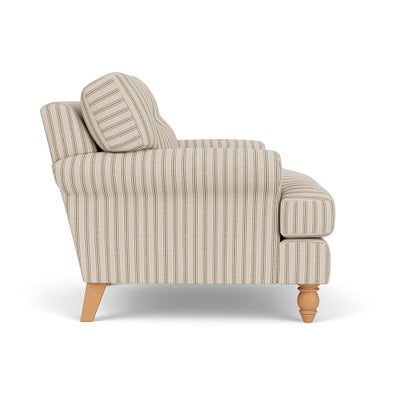 Armchair - Sage - Kingham Stripe
