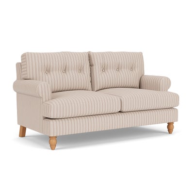 Large 2 Seater - Flax - Kingham Stripe