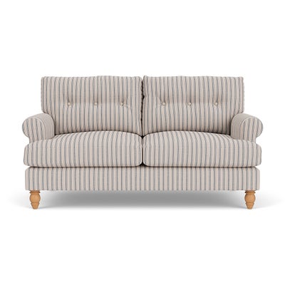 Large 2 Seater - Indigo - Kingham Stripe
